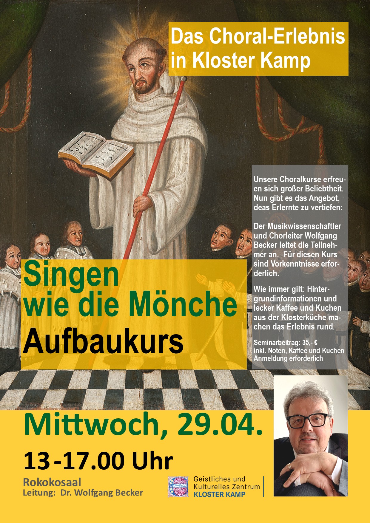 Plakat Singen Aufbaukurs