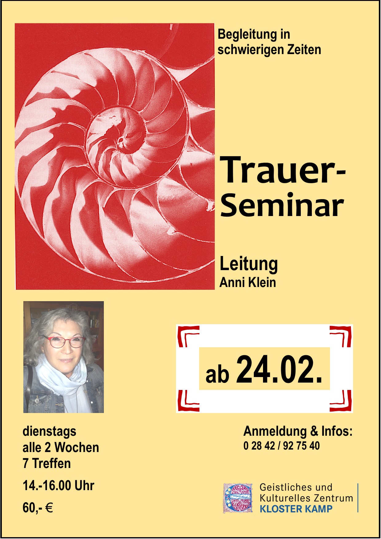 Plakat Trauer I 2026mRahmen