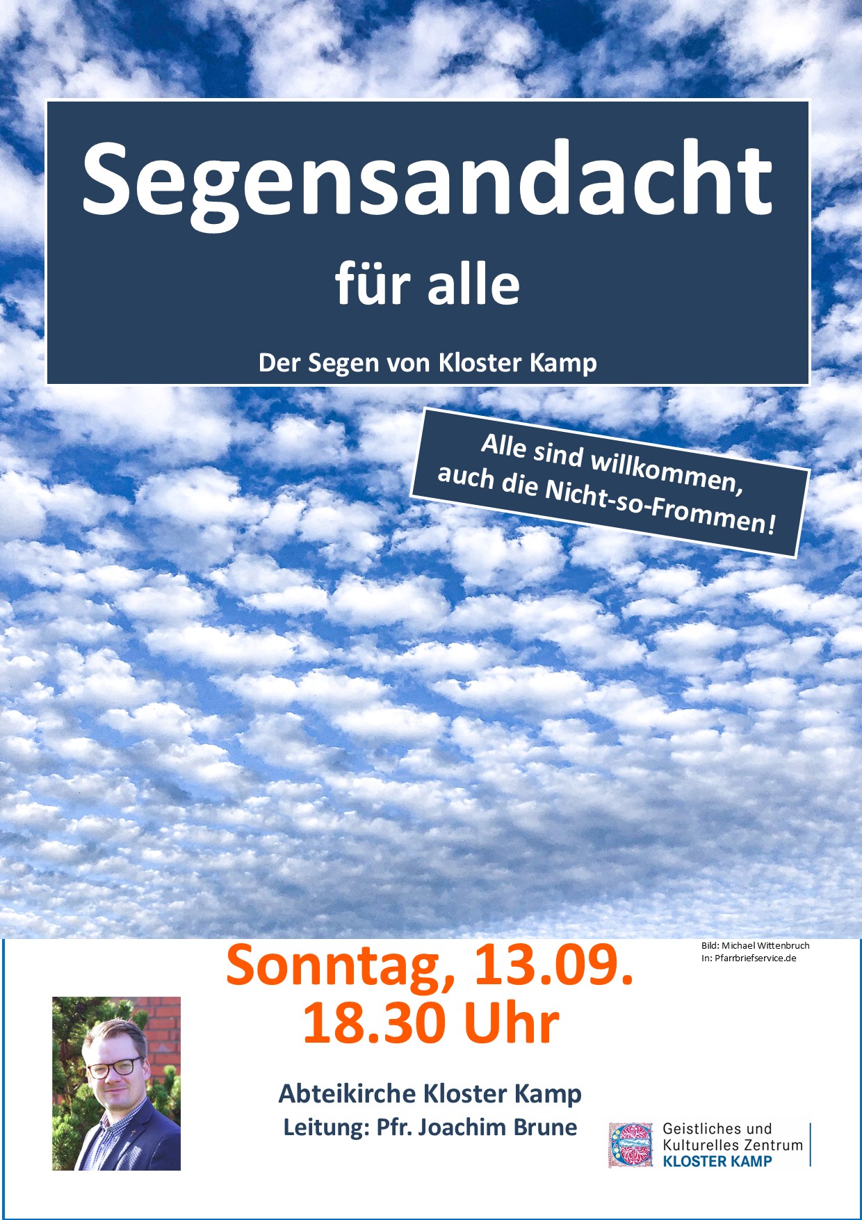 neu Plakat Segensandacht 09 2026 MIT Rahmen